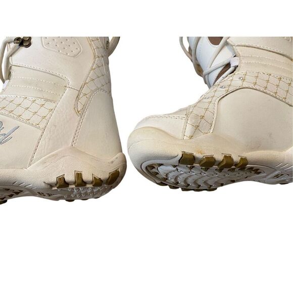 Ltd Snow Rhinestone Embellished Snowboarding Boots Youth 5 Winter Girls - Picture 7 of 10